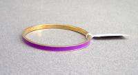 KATE SPADE Purple Idiom Bangle Lay in Lavender Bangle Bracelet NWT 