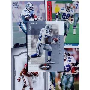  10 Different Emmitt Smith Cards in a Protective Starter 