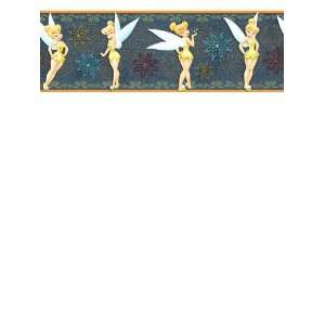  Wallpaper Disney Denim tinker Bell Prepasted Border 