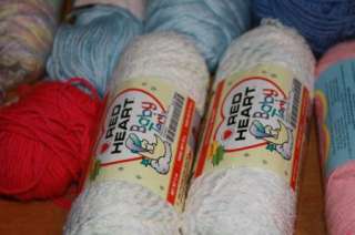 Yarn Lot Over 2 LBS Knitting Baby Yarn Destashing Craft Room Sale Lot 