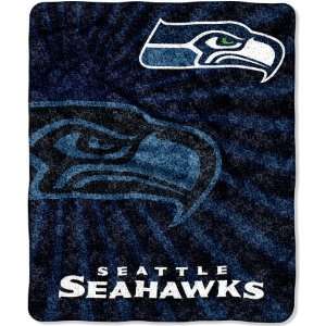  Northwest Seattle Seahawks Strobe 50X60 Sherpa Blanket 