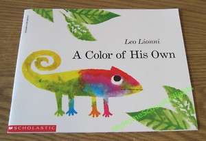 Leo Lionni A COLOR OF HIS OWN ~ Scholastic SC Edition  