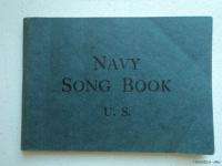 WWI US Navy Song Book John Held Jr Woodcut Illustrated  