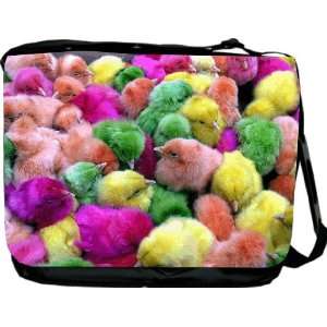  Rikki KnightTM Easter Chicks Color Messenger Bag   Book Bag 