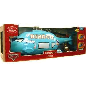   CARS Movie Exclusive Dinoco Helicopter Carrying Case & Play Set Toys