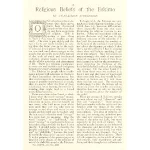   Religious Beliefs Of Eskimo Vilhjalmur Stefansson 