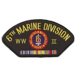  6th Marine Division WWII Hat Patch 