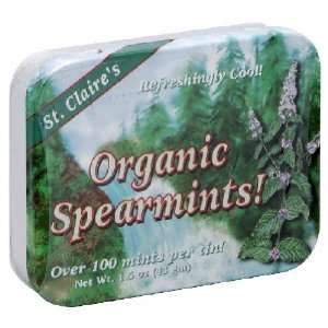  St. Claires Spearmint (Sleeve of Tins), 1.5 Ounce (Pack 
