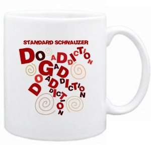  New  Standard Schnauzer Dog Addiction  Mug Dog