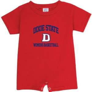  Dixie State Red Storm Red Womens Basketball Arch Baby 