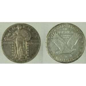   Very Fine ~~ 1926 S Standing Liberty Silver Quarter 