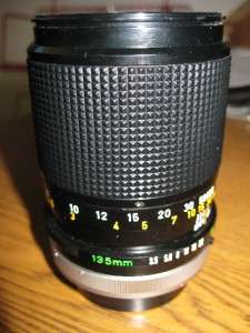 Up for sale is CANON LENS FD 135MM 13.5 S.C WITH CASE