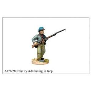     American Civil War Infantry Advancing In Kepi (1) Toys & Games