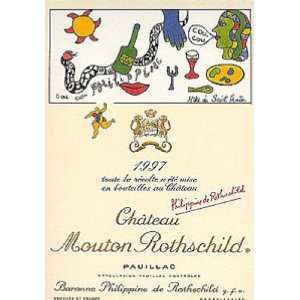  1997 Chateau Mouton Rothschild, Pauillac 750ml Grocery 