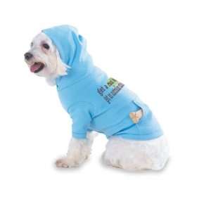   dog Hooded (Hoody) T Shirt with pocket for your Dog or Cat MEDIUM Lt