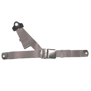  and Shoulder Seat Belt, Grey, 72 Inch Length, with Chrome Lift Latch