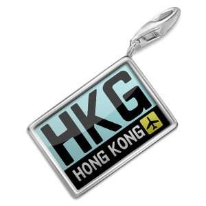 FotoCharms Airport code HKG / Hong Kong country China   Charm with 