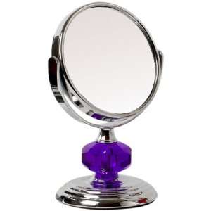   Mag Mini Vanity Mirror, Purple, 3.5 Inchx2.75 Inchx5 Inch Home