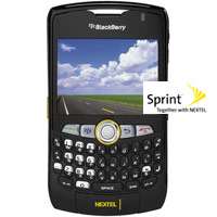 SPRINT BLACKBERRY CURVE 8350I LEATHER POUCH CASE COVER  