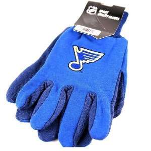  ST LOUIS BLUES Embroidered Logo Utility Pair of Gloves 2 