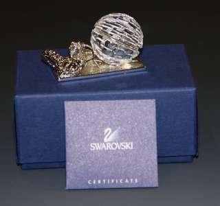 Swarovski Crystal Basketball Trophy 2” W Original Box Excellent 