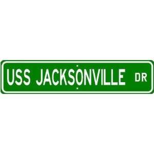 USS JACKSONVILLE SSN 699 Street Sign   Navy  Sports 