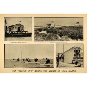  1908 Print Social Club NY Rockaway Inlet Long Island 