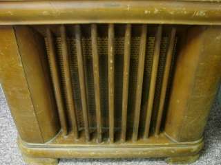 Philco 41 295 Console Antique Tube Radio Deco Wood Cabinet Parts 