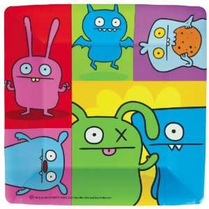    Lets Party By Amscan UGLYDOLL Square Dinner Plates 