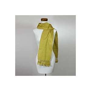  NOVICA Cotton scarf, Maya Dreams