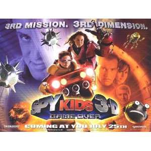  Spy Kids 3D   Original Movie Poster   12 x 16 Everything 