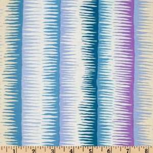 44 Wide Kaffe Fassett Spring 09 Mirage Stripe Blue Fabric By The 
