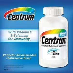 Centrum Multivitamin / Multimineral Supplement / 325 Tablets
