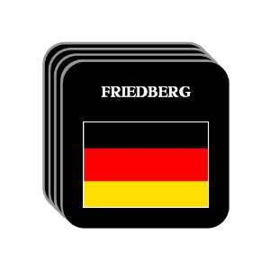 Germany   FRIEDBERG Set of 4 Mini Mousepad Coasters