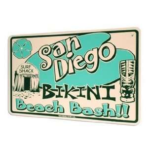  San Diego Bikini Beach Bash Street Sign