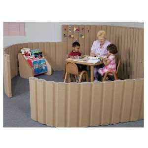 BaseLine Sound Sponge Quiet Divider Wall with 2 Support Feet in Sandy 