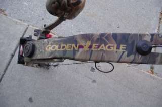 GOLDEN EAGLE COMPOUND BOW IN CASE 28 DRAW 75% 52 STRING  