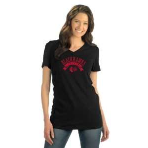  Chicago Blackhawks Womens Tri Blend V Neck T Shirt  by 