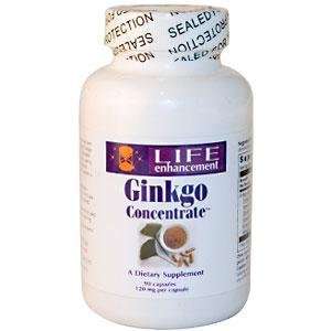  Life Enhancement, Ginkgo Concentrate, 120 mg, 90 Capsules 