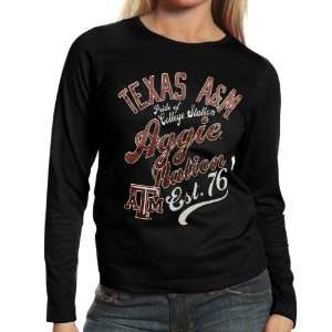  Texas A&M Aggies Ladies Splashy Long Sleeve T Shirt 