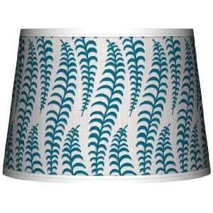  Stacy Garcia Fancy Fern Peacock Tapered Shade 10x12x8 (Spider 