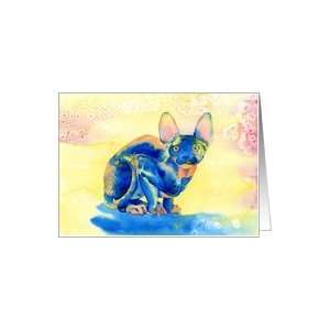 Sphynx Cat Card