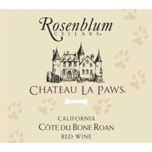   2005 Rosenblum Chateau La Paws Bone Roan 750ml Grocery & Gourmet Food