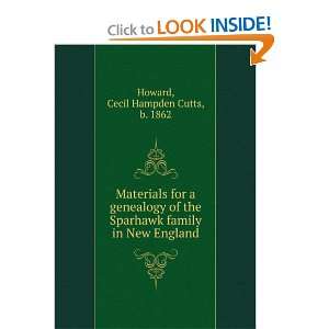  Materials for a genealogy of the Sparhawk family in New 