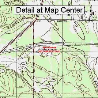  USGS Topographic Quadrangle Map   Spanaway, Washington 