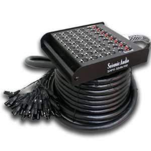 Seismic Audio   32 Channel Send XLR by 8 Channel return XLR/TRS Pro 
