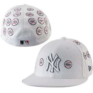  New Era New York Yankees White Championship Years Fitted 