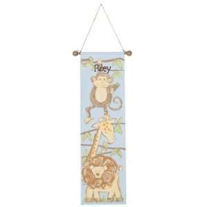  Personalized Hand Painted Safari Growth Chart Gift Baby