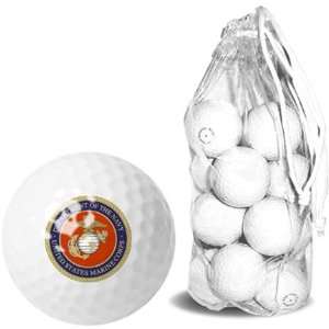 Marine Corps MILITARY Clear Pack 15 Golf Balls  
