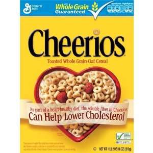 Cheerios Toasted Whole Grain Cereal 18 oz (Pack of 10)  